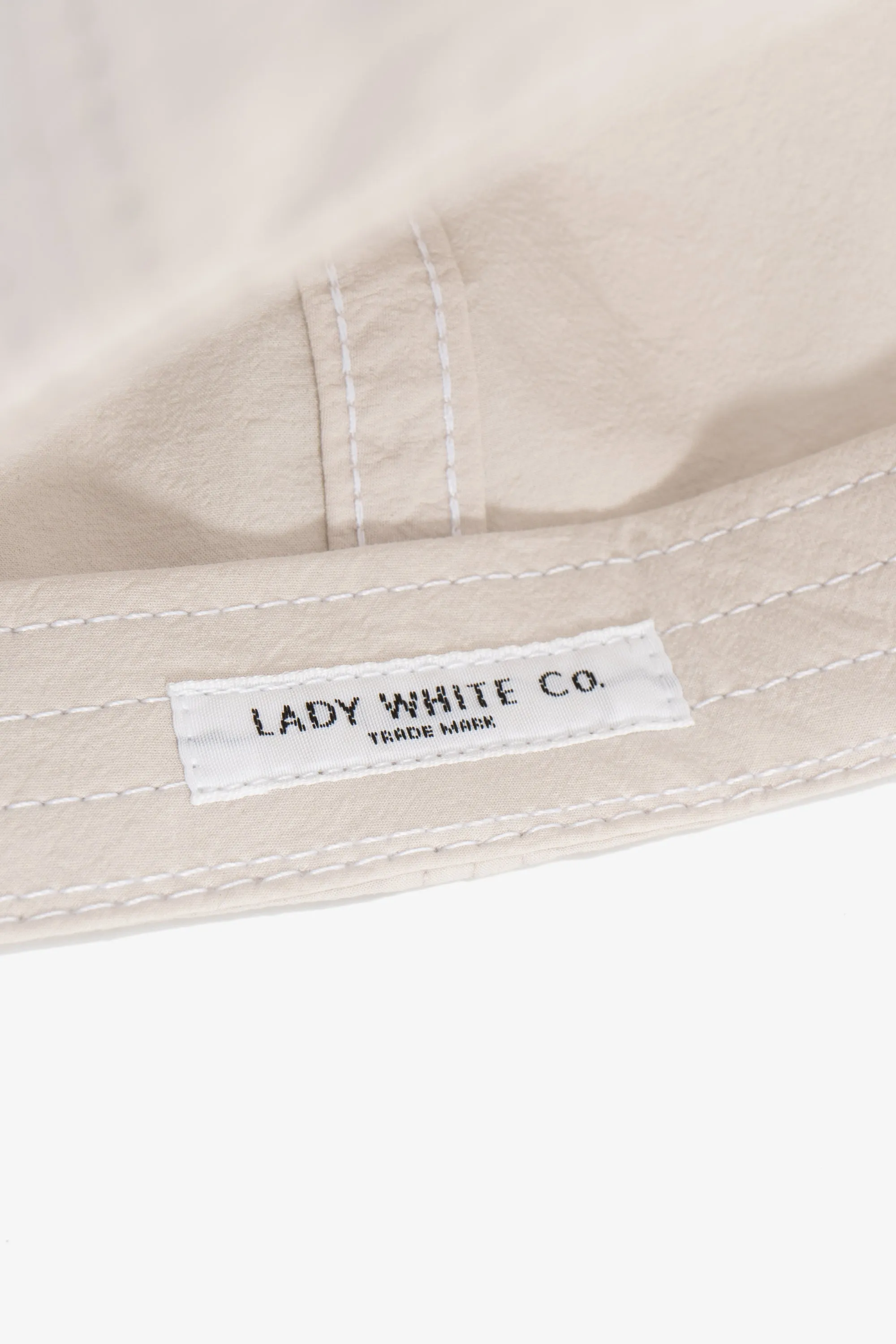 CRINKLE COTTON CAP - NATURAL sold by Lady White Co. product image thumbnail 3