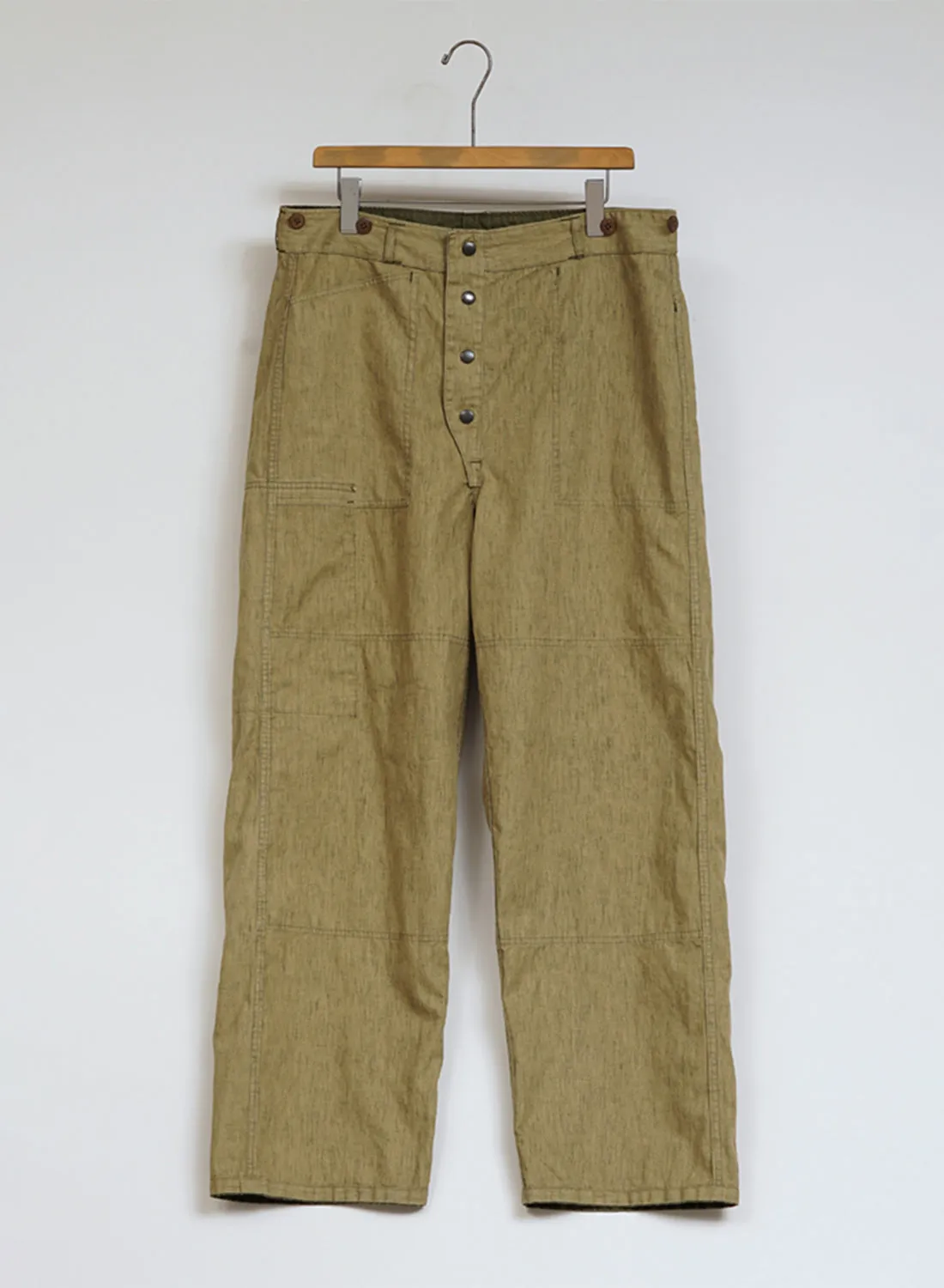 Mountain Pant Reversible in Green sold by Nigel Cabourn product image thumbnail 2