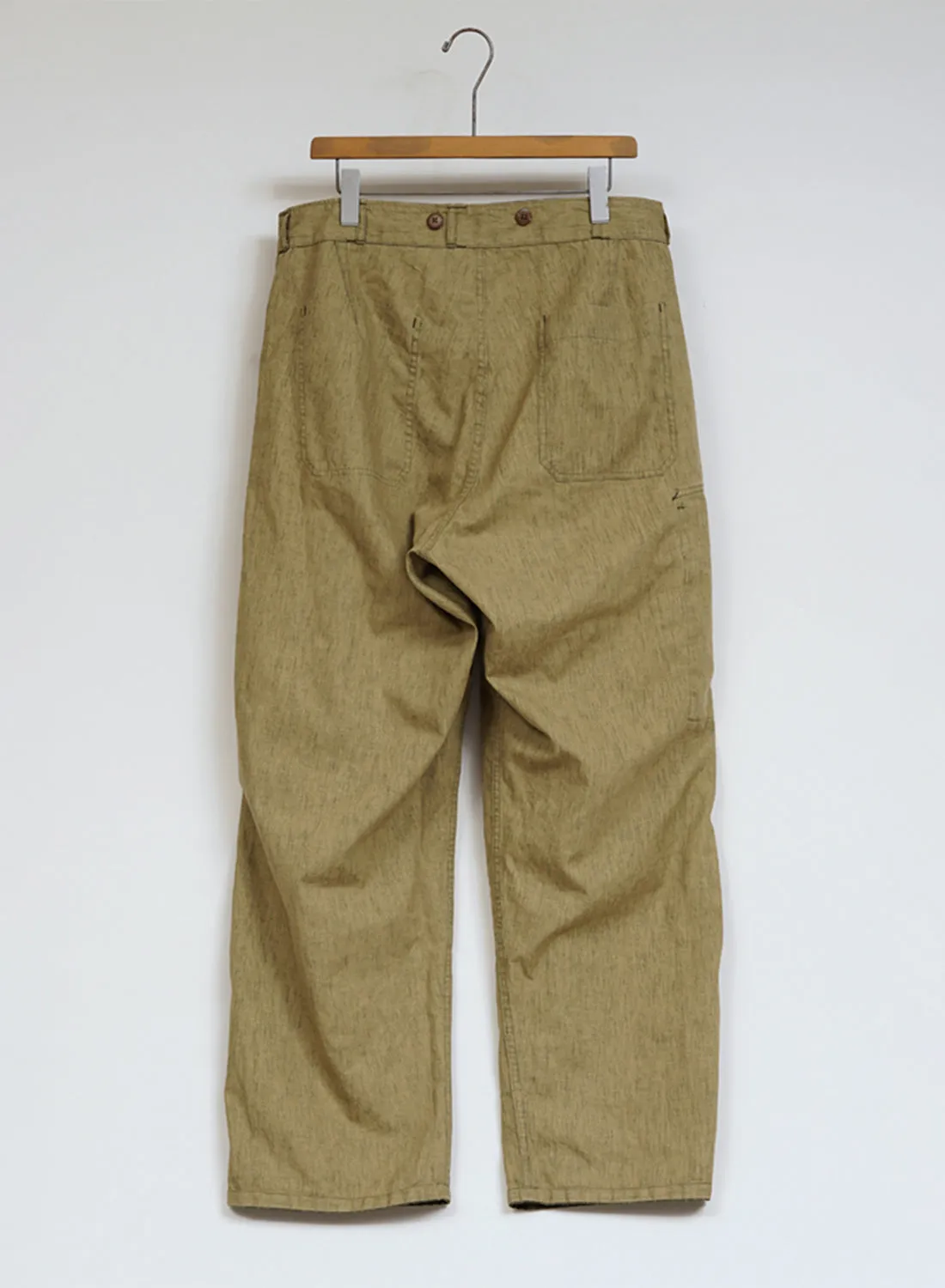 Mountain Pant Reversible in Green sold by Nigel Cabourn product image thumbnail 3