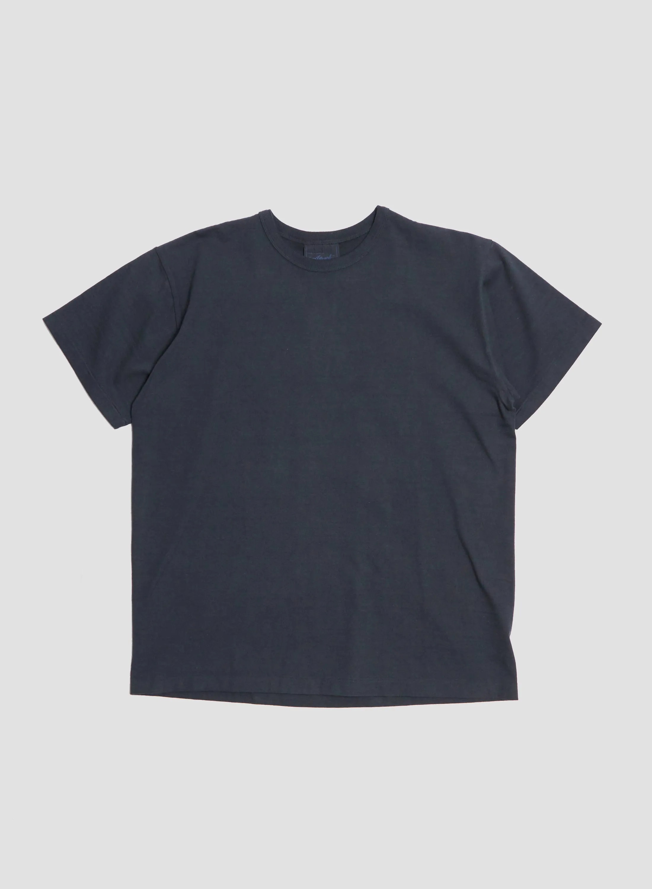 Allevol Heavy Duty Crew T-Shirt in Black sold by Nigel Cabourn