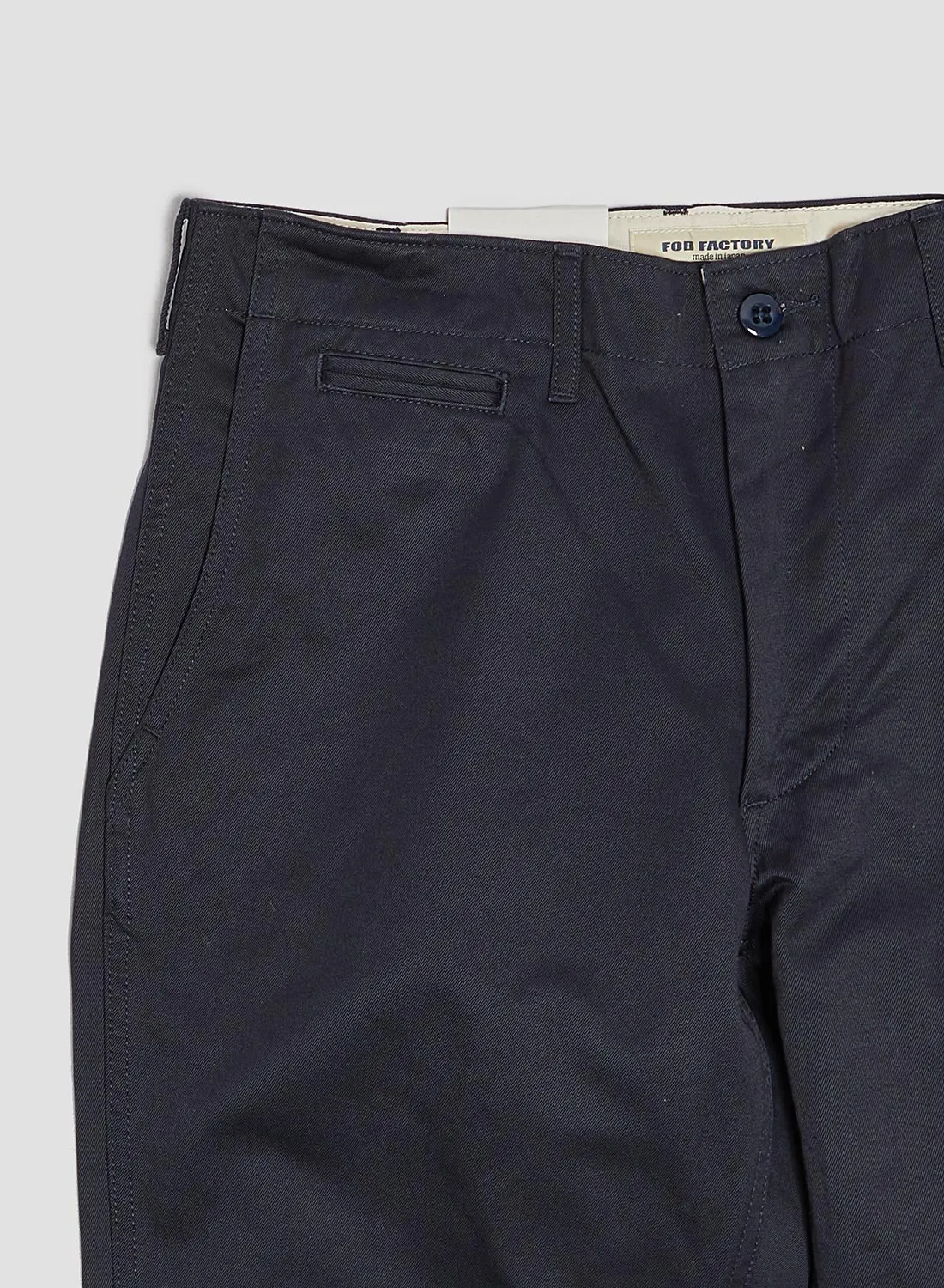 FOB Factory Narrow U.S Trousers Navy sold by Nigel Cabourn product image thumbnail 3
