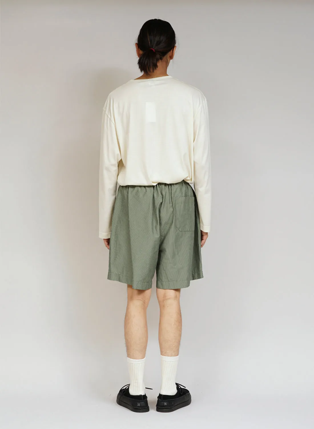 Nigel Cabourn x Sunspel Ripstop Army Short in Army Green sold by Nigel Cabourn product image thumbnail 4
