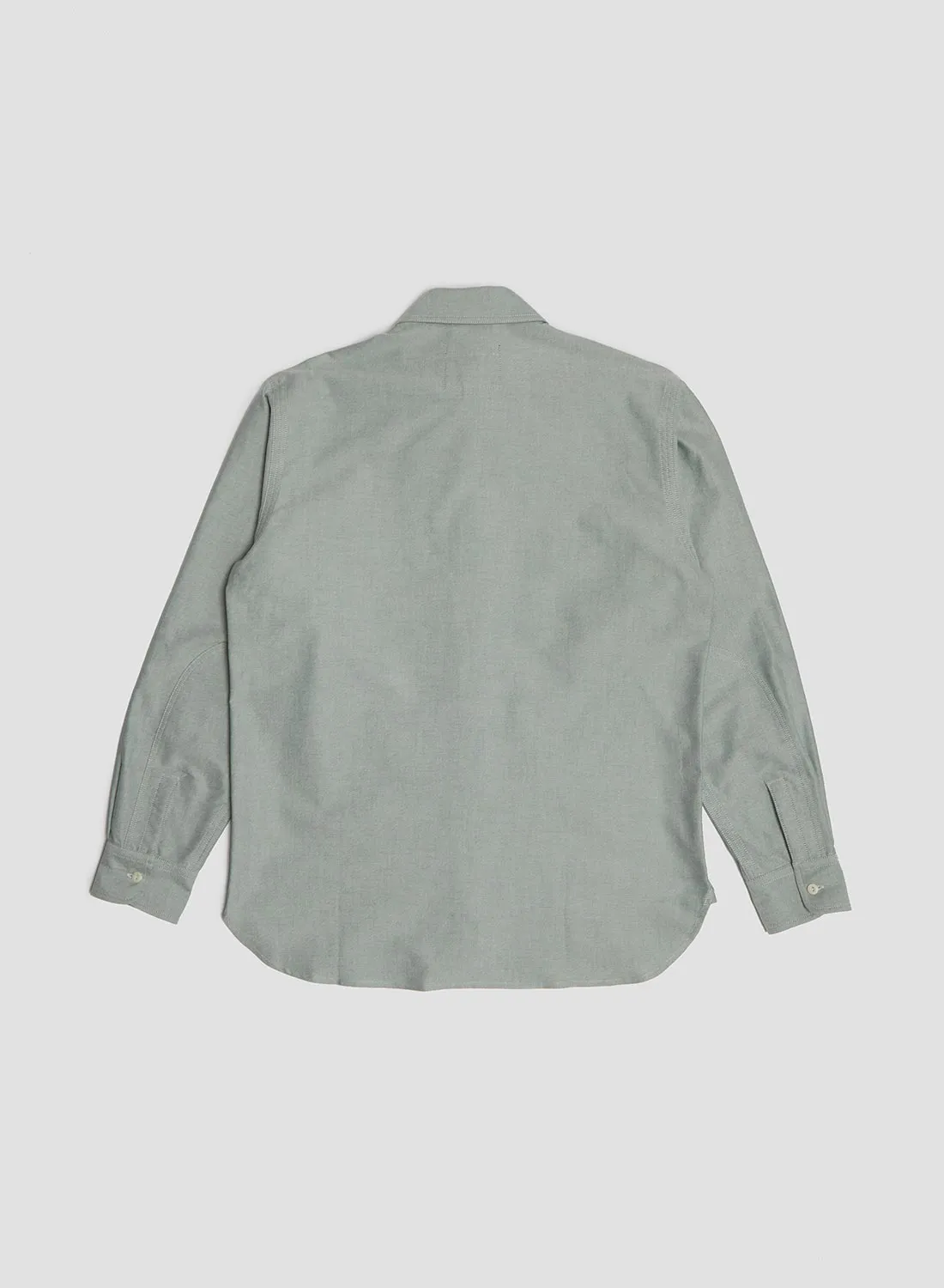 Utility Oxford Work Shirt in Green sold by Nigel Cabourn product image thumbnail 5