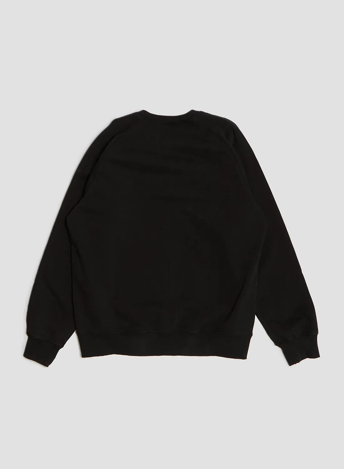 Embroidered Arrow Crew Sweatshirt in Black sold by Nigel Cabourn product image thumbnail 3