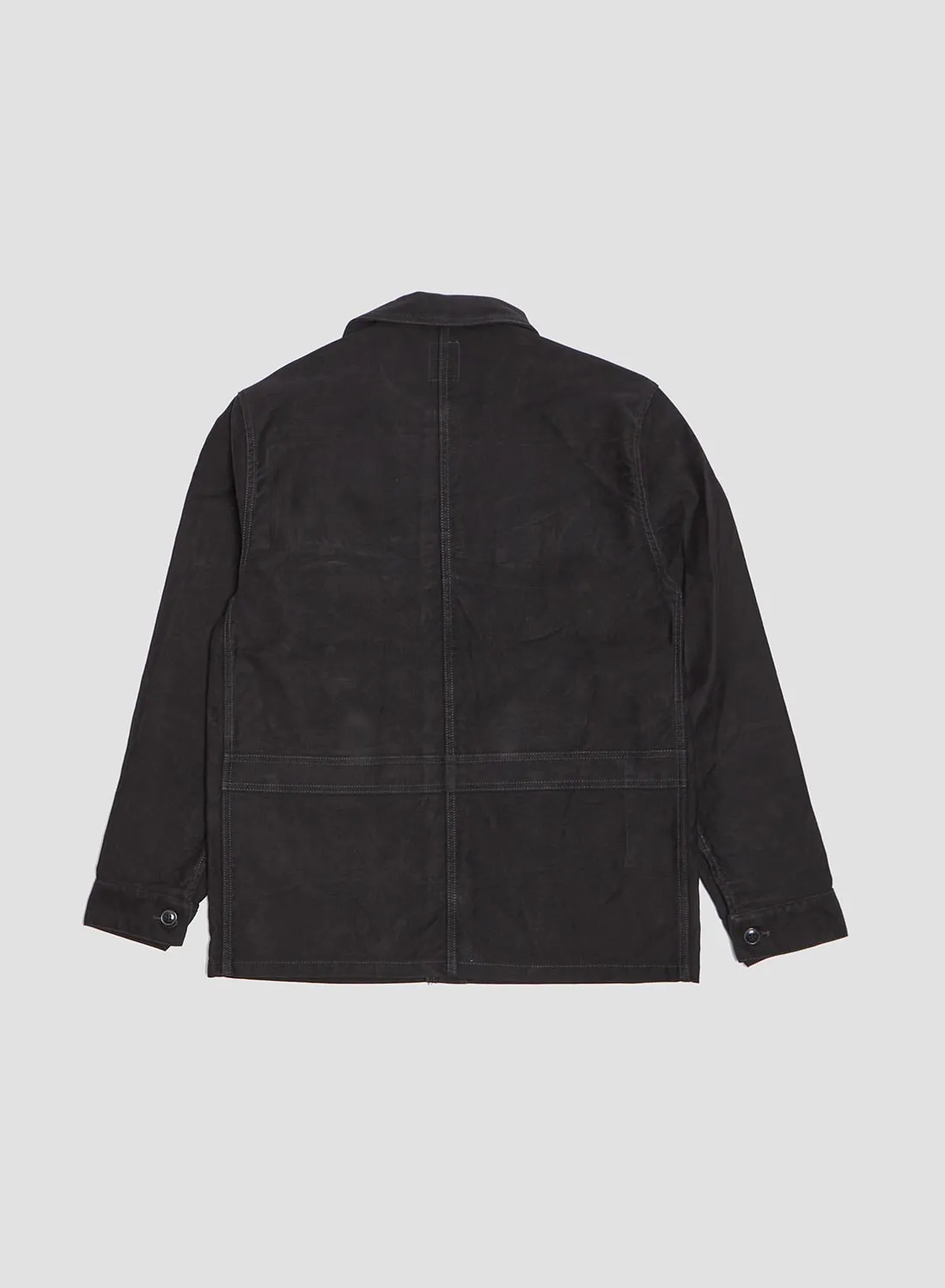 FOB Factory French Moleskin Jacket Black sold by Nigel Cabourn product image thumbnail 5