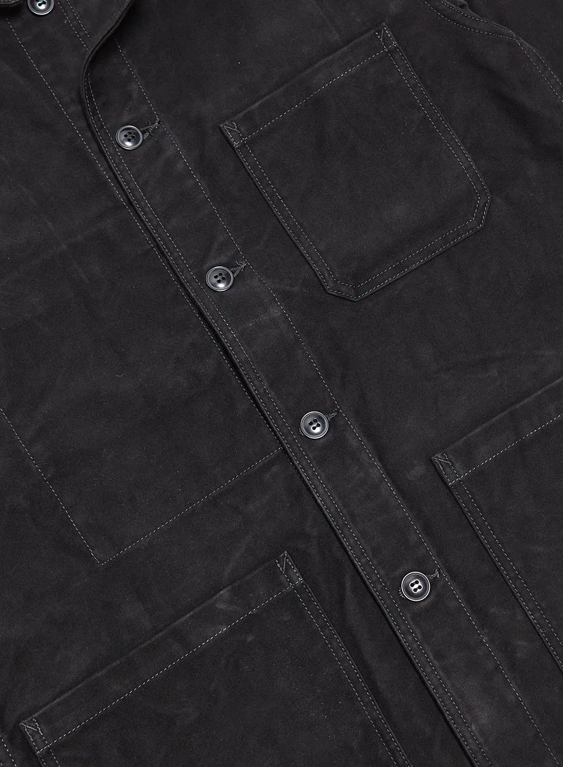 FOB Factory French Moleskin Jacket Black sold by Nigel Cabourn product image thumbnail 3