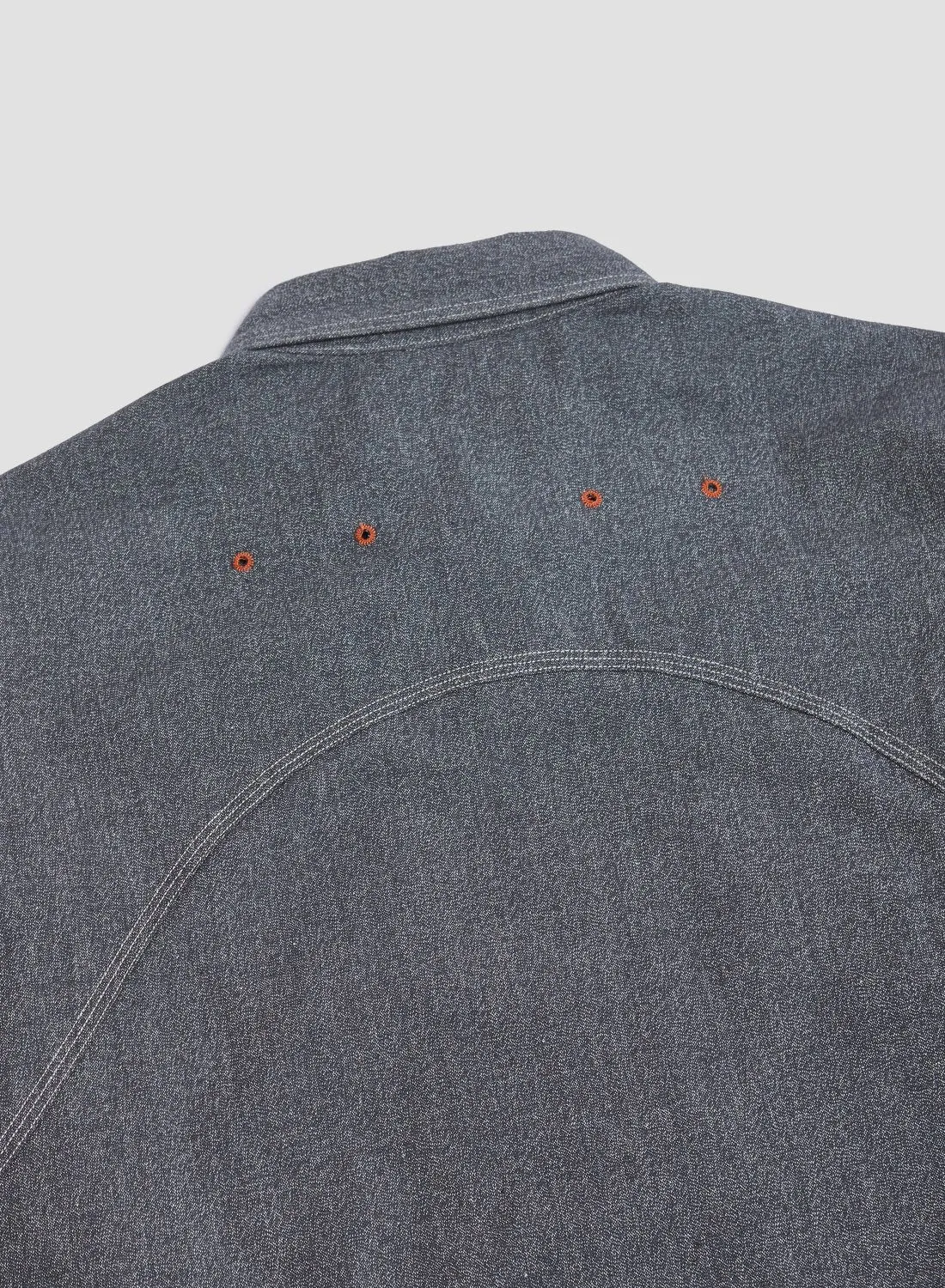 New Medical Shirt Salt & Pepper in Charcoal sold by Nigel Cabourn product image thumbnail 4