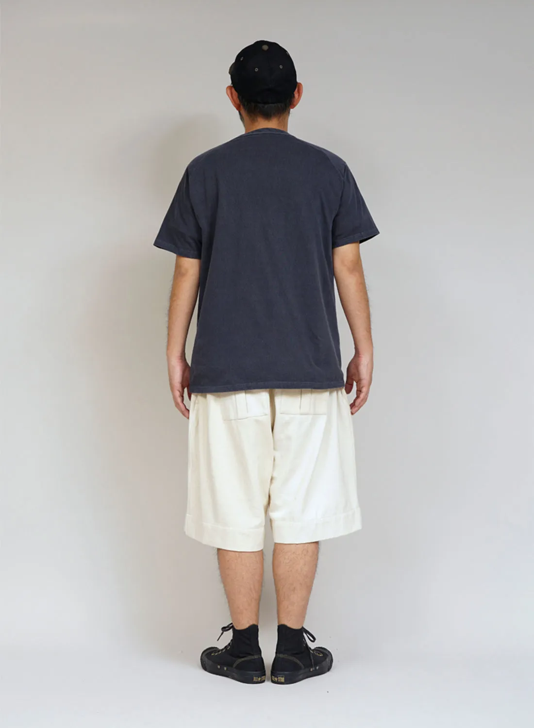 5.6oz Basic T-Shirt Pigment in Blue sold by Nigel Cabourn product image thumbnail 5