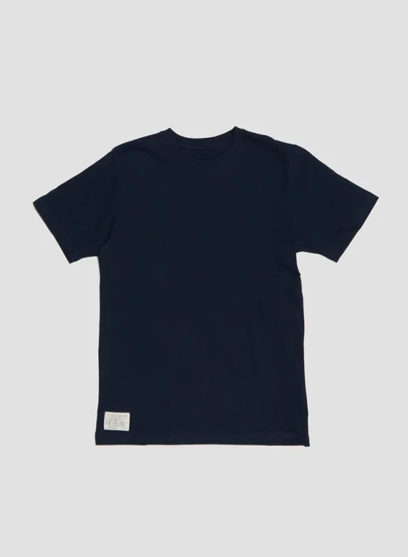 Heavy Duty Athletic T-Shirt in Navy sold by Nigel Cabourn