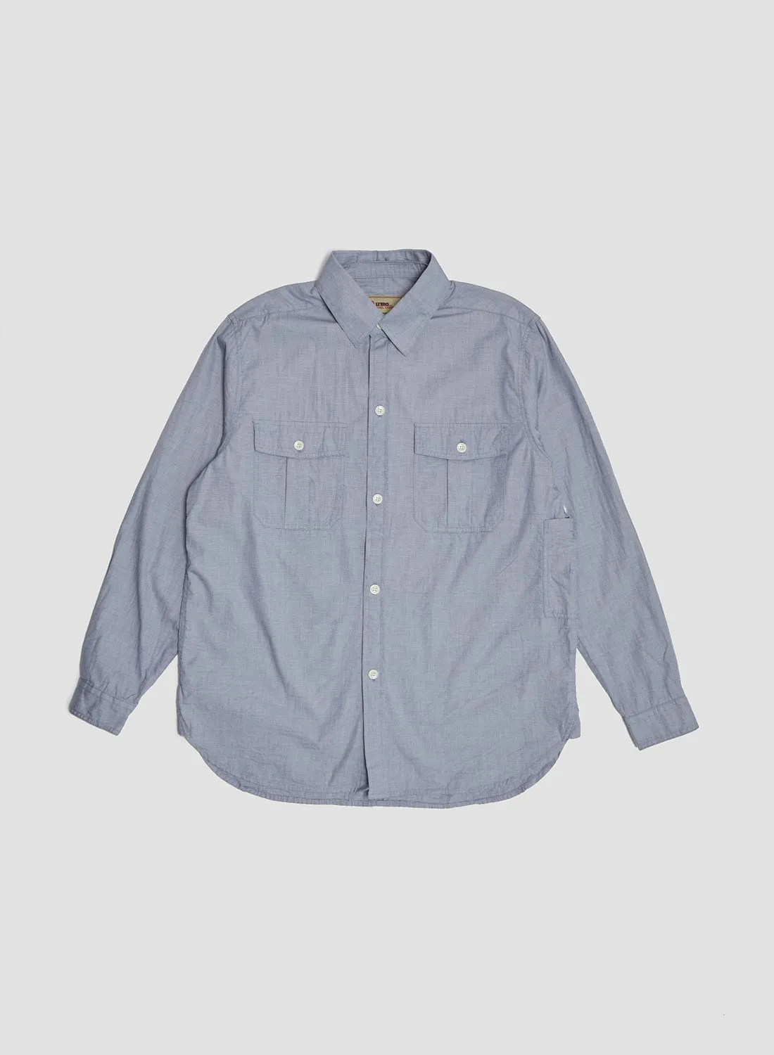 Tunic Shirt in Blue sold by Nigel Cabourn