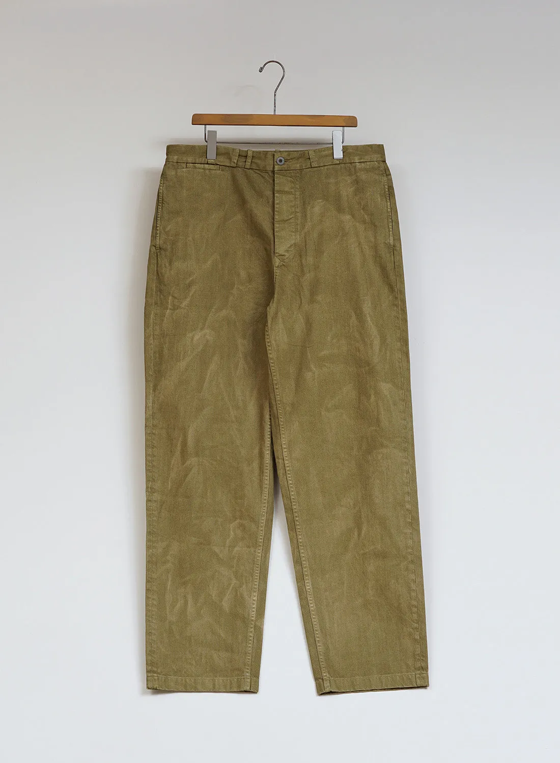 Wide Leg Jean Cotton Twill in British Tan sold by Nigel Cabourn
