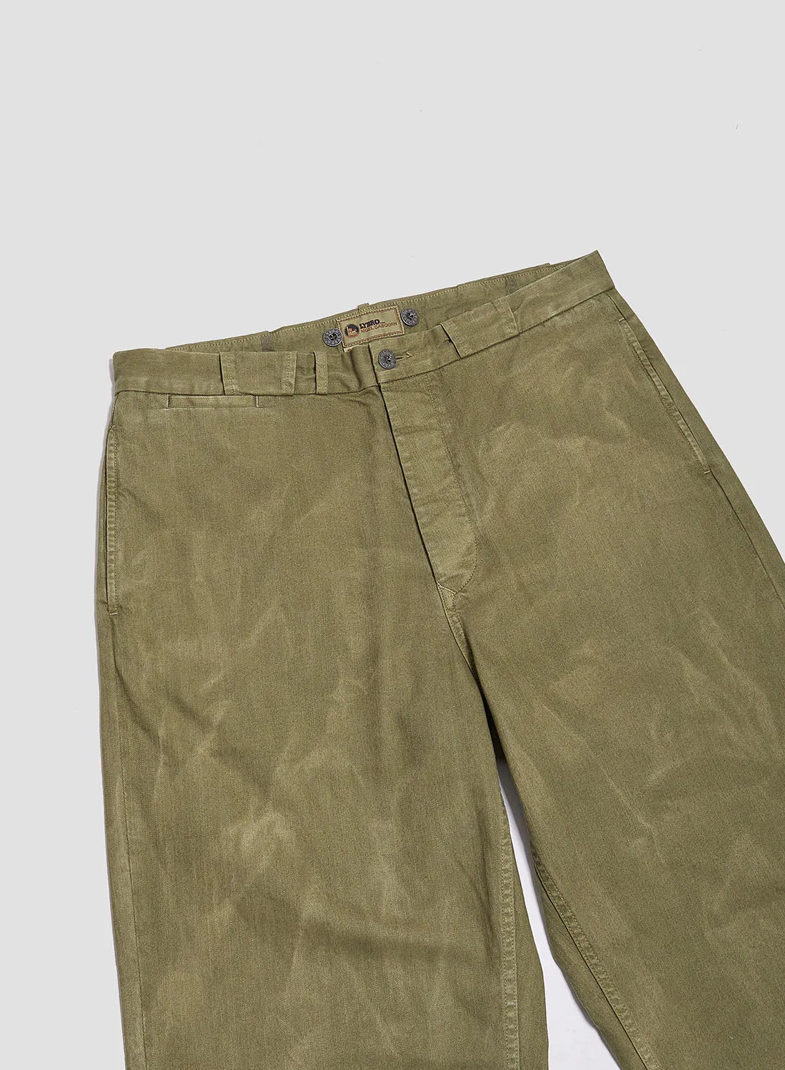 Wide Leg Jean Cotton Twill in British Tan sold by Nigel Cabourn product image thumbnail 2