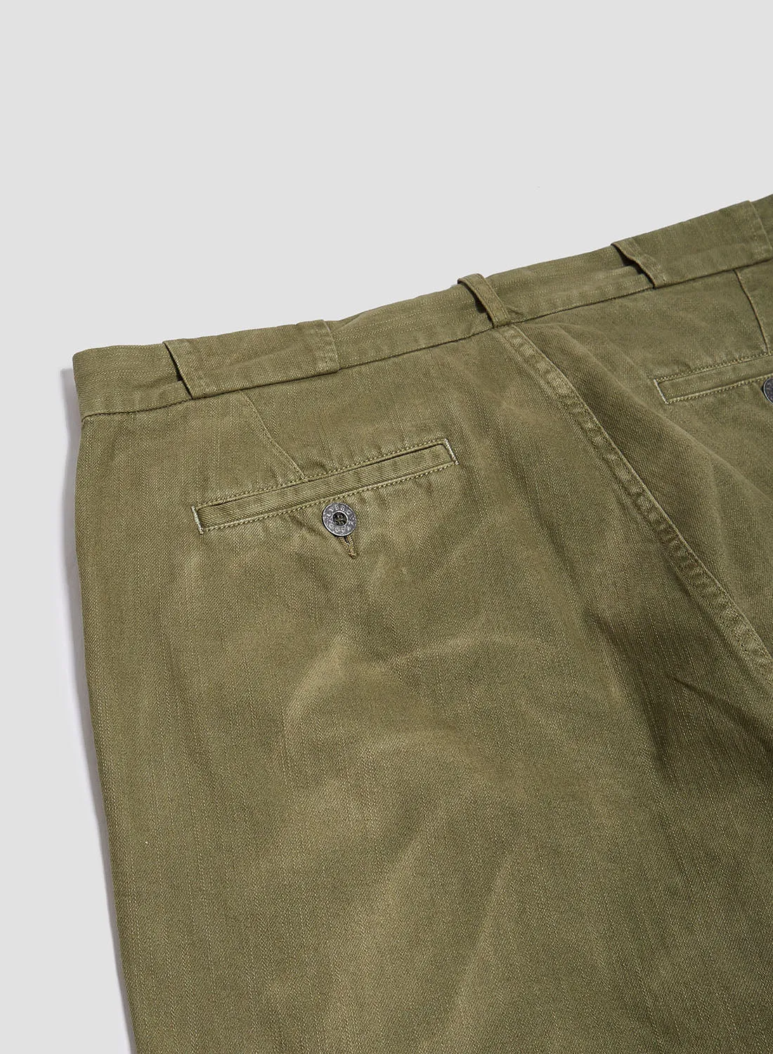 Wide Leg Jean Cotton Twill in British Tan sold by Nigel Cabourn product image thumbnail 5