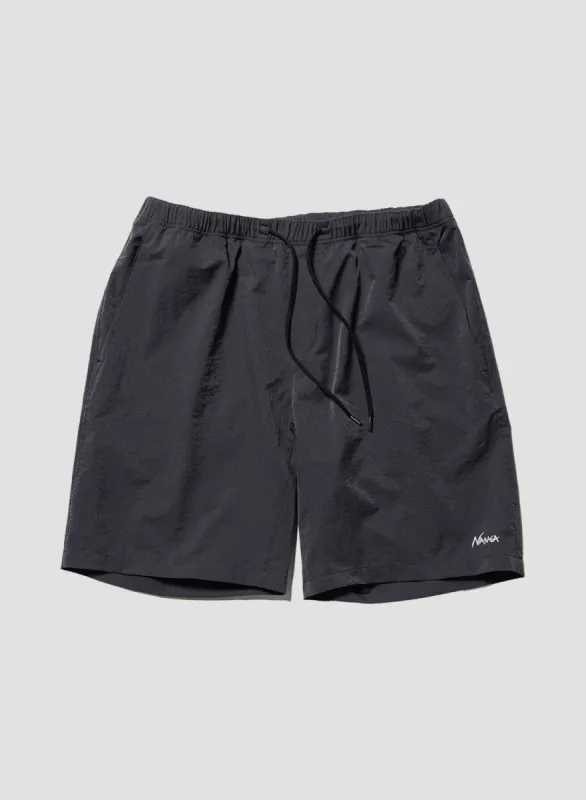 Nanga Dot Air Comfy Shorts in Black sold by Nigel Cabourn
