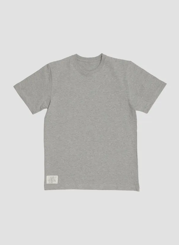 Heavy Duty Athletic T-Shirt in Heather Grey sold by Nigel Cabourn