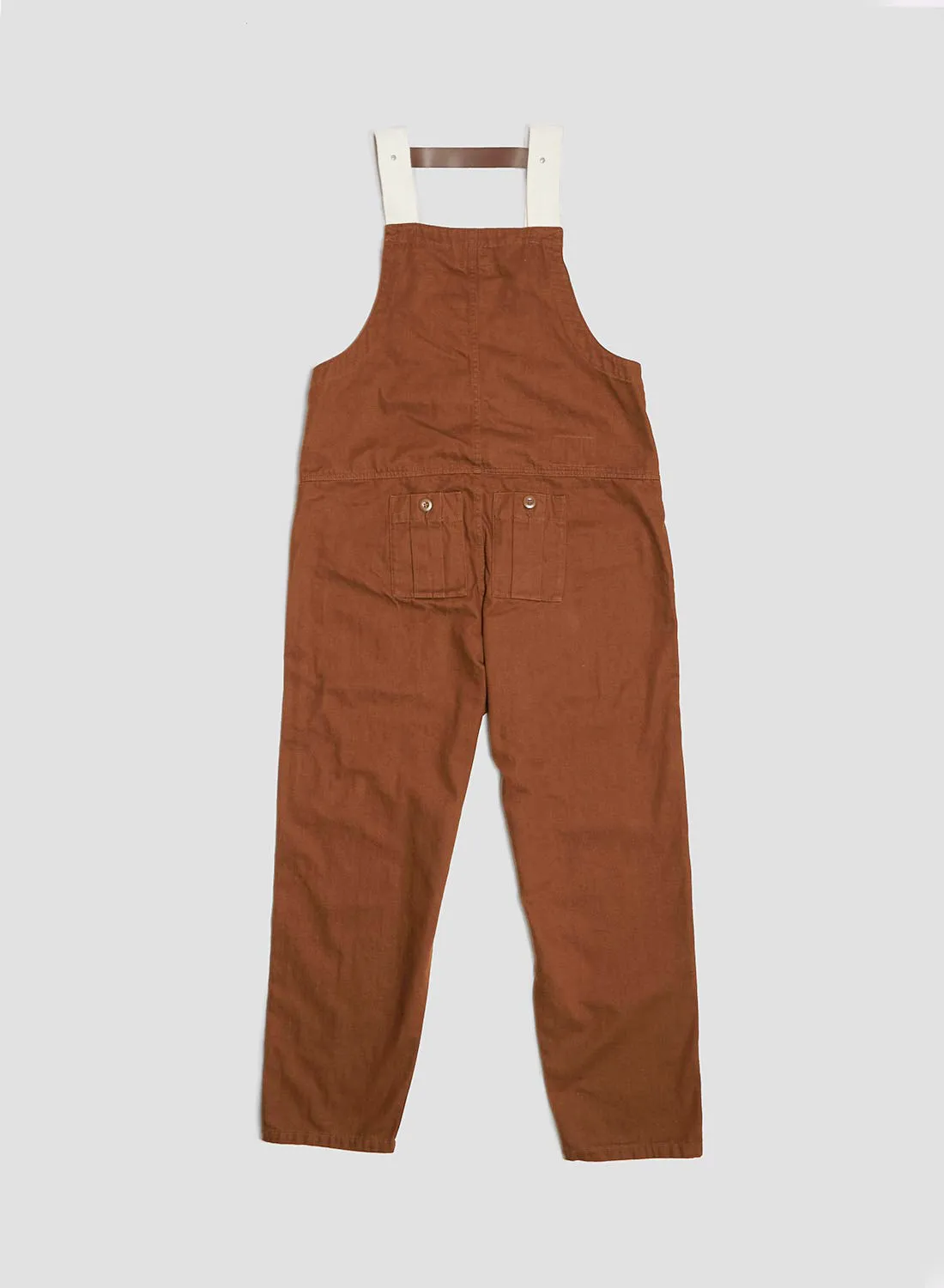 Railway Dungaree Heavy Cotton in Brown sold by Nigel Cabourn product image thumbnail 4