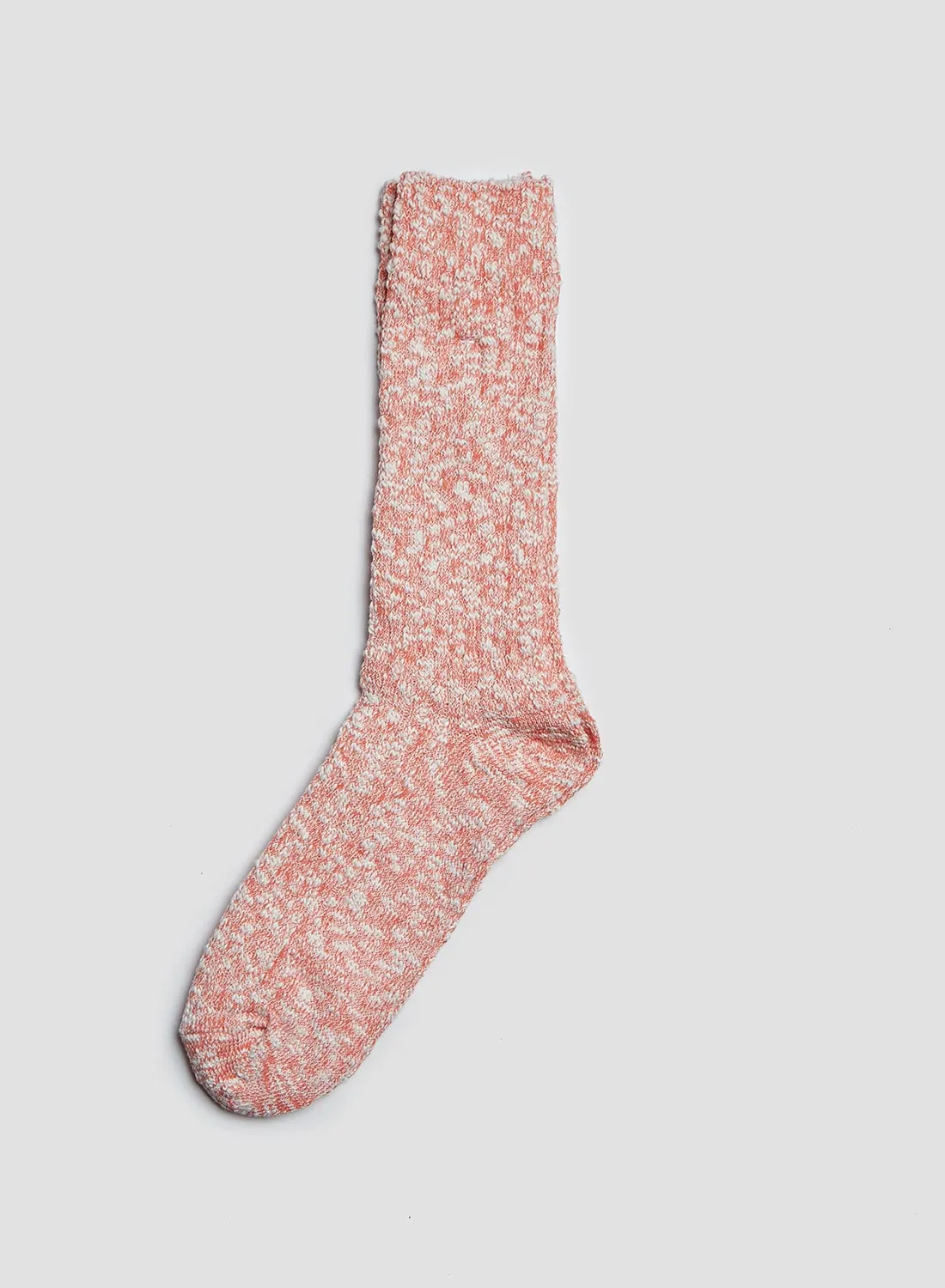 Anonymous Ism Lightweight Slub Crew Sock in Orange sold by Nigel Cabourn product image thumbnail 2