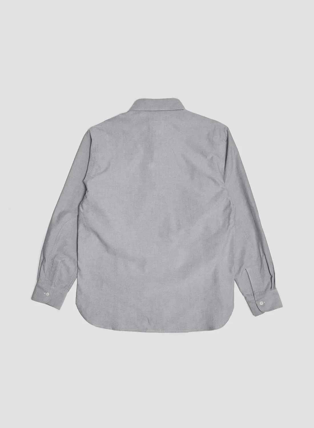 Utility Oxford Work Shirt in Grey sold by Nigel Cabourn product image thumbnail 5