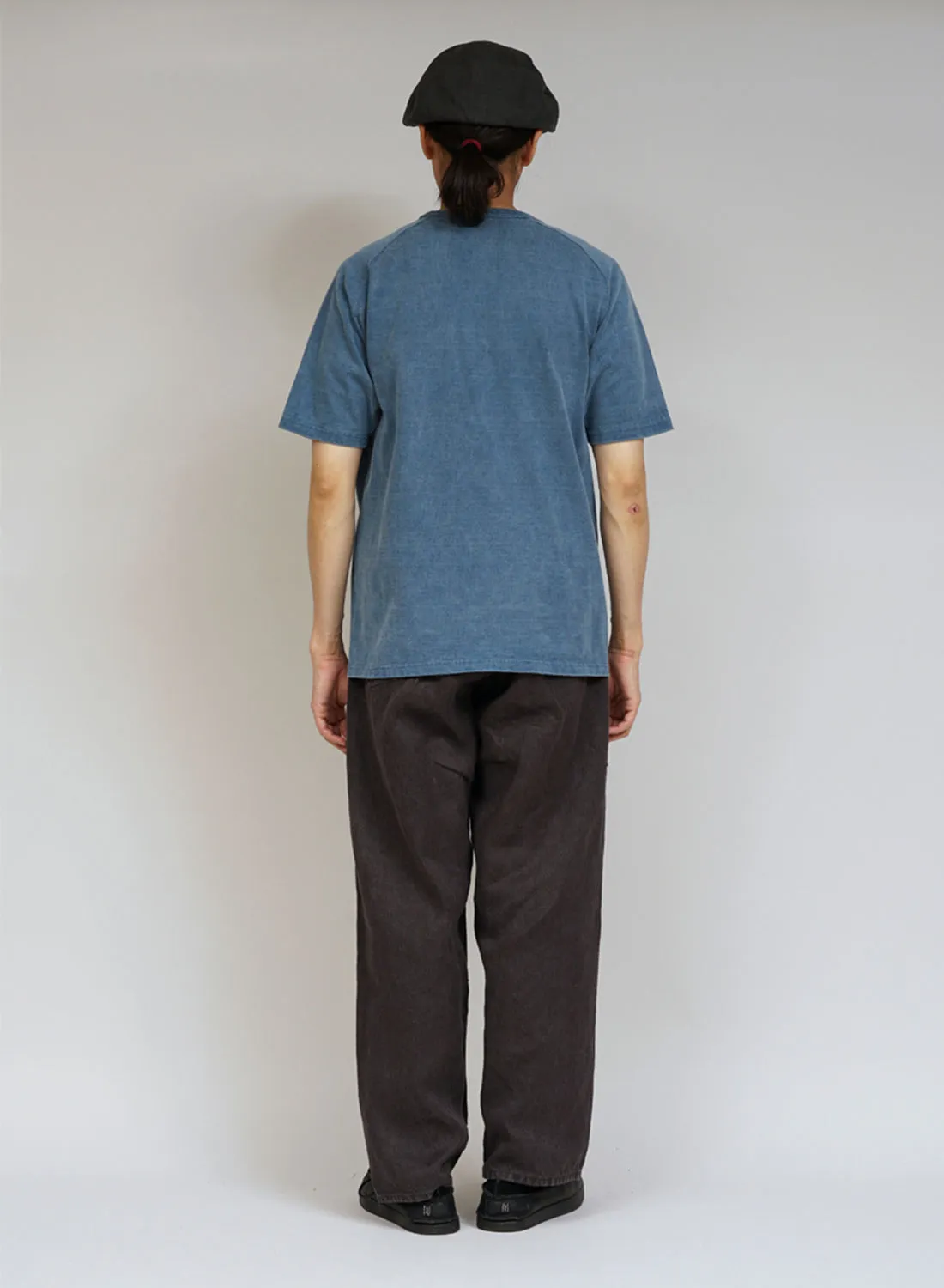 9.5oz Basic T-Shirt Pigment in Light Blue sold by Nigel Cabourn product image thumbnail 5