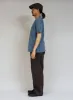 9.5oz Basic T-Shirt Pigment in Light Blue sold by Nigel Cabourn