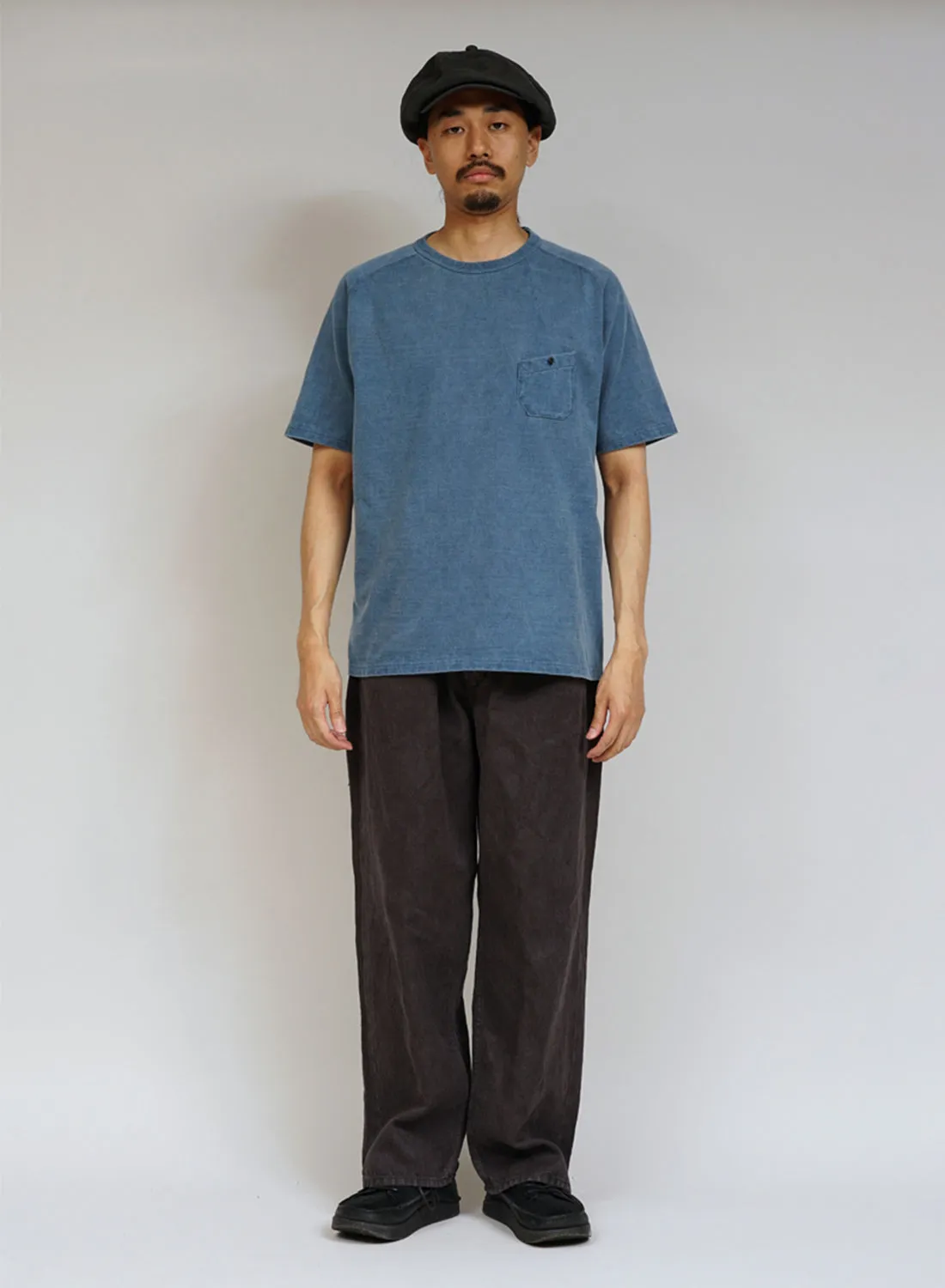 9.5oz Basic T-Shirt Pigment in Light Blue sold by Nigel Cabourn product image thumbnail 3