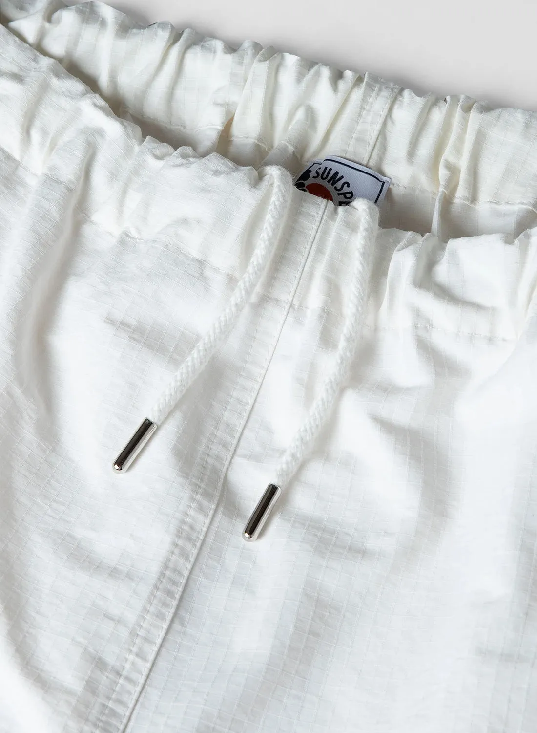 Nigel Cabourn x Sunspel Ripstop Army Short in Off White sold by Nigel Cabourn product image thumbnail 2