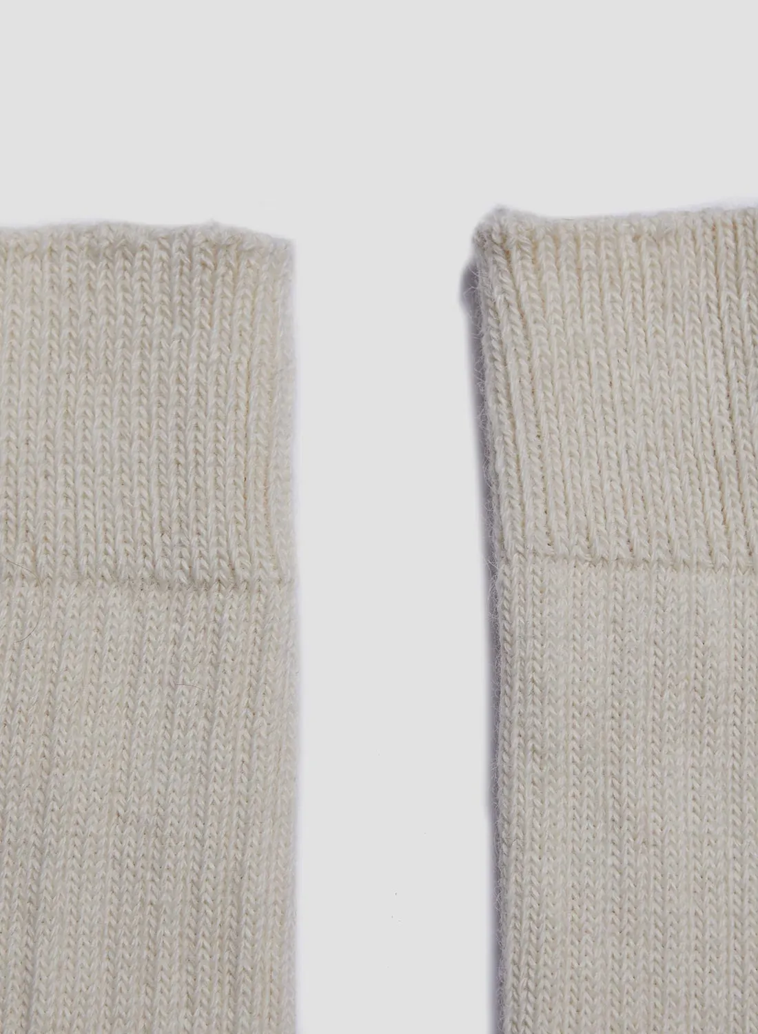 Alpaca Wool Sock in Cream sold by Nigel Cabourn product image thumbnail 4