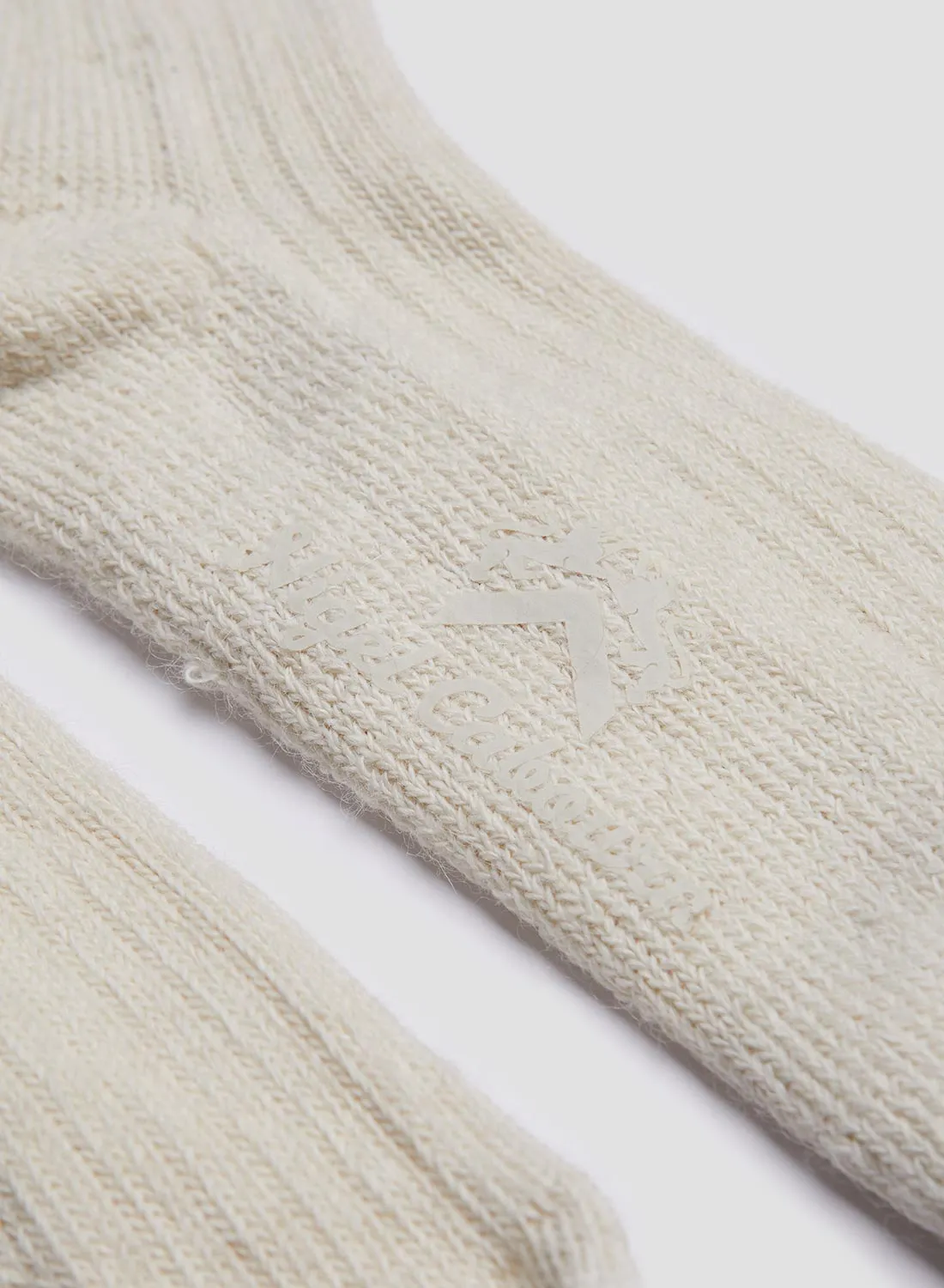 Alpaca Wool Sock in Cream sold by Nigel Cabourn product image thumbnail 3