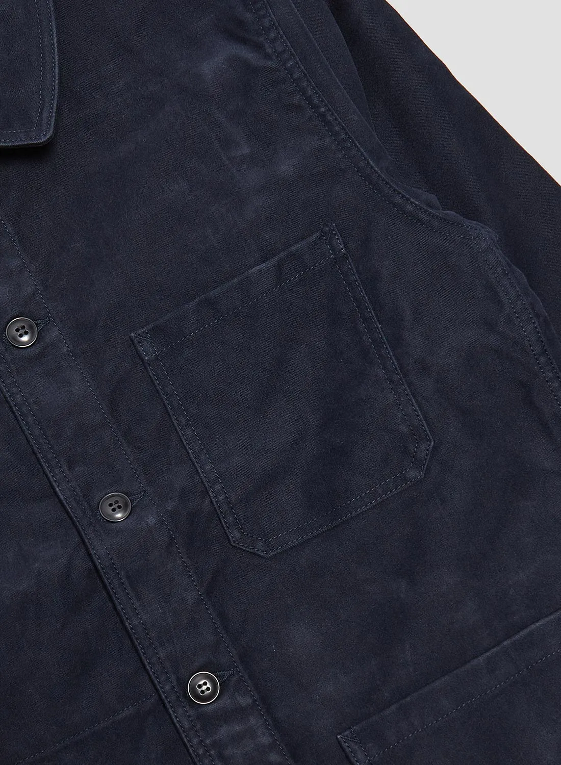 FOB Factory French Moleskin Jacket Navy sold by Nigel Cabourn product image thumbnail 3