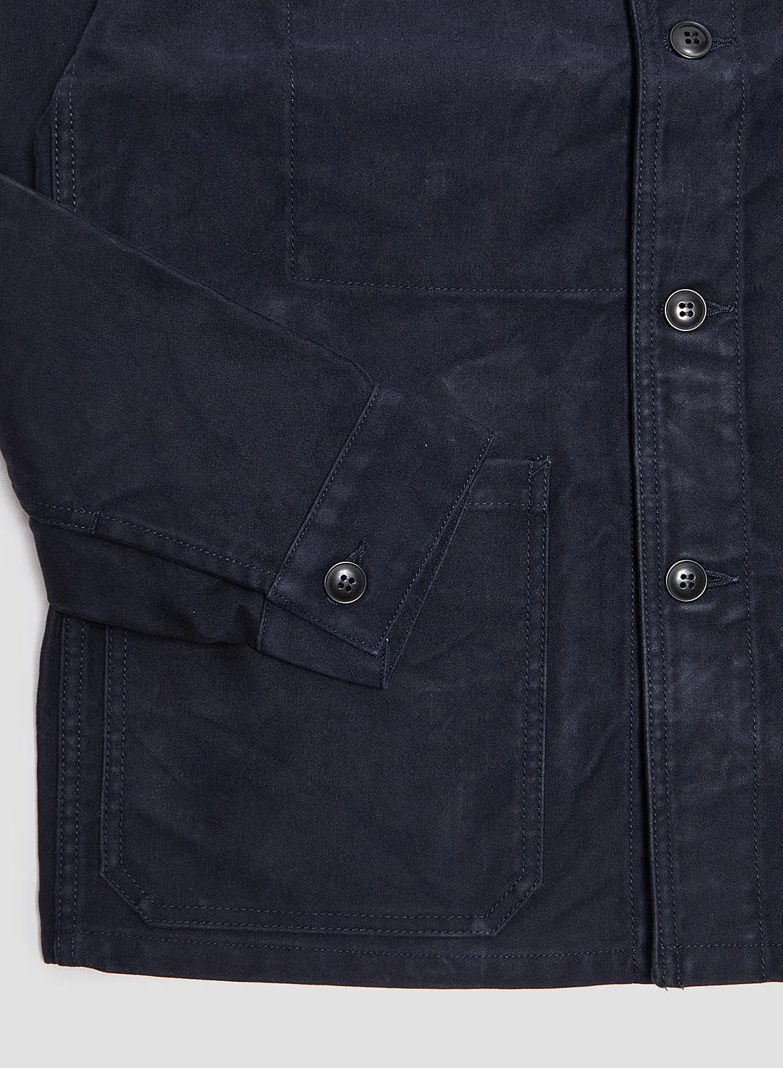 FOB Factory French Moleskin Jacket Navy sold by Nigel Cabourn product image thumbnail 4