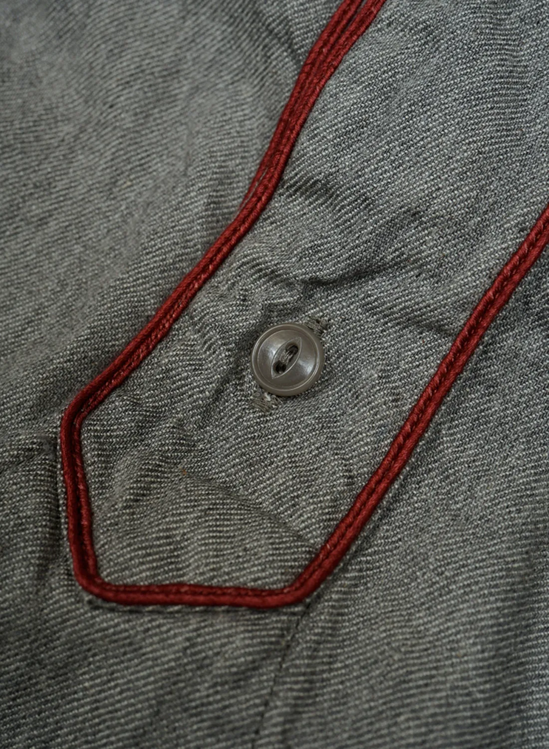 Baseball Shirt Short Sleeve Type 2 in Light Grey sold by Nigel Cabourn product image thumbnail 5