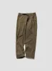 Nanga Hinoc Ripstop Field Pants in Army Green sold by Nigel Cabourn