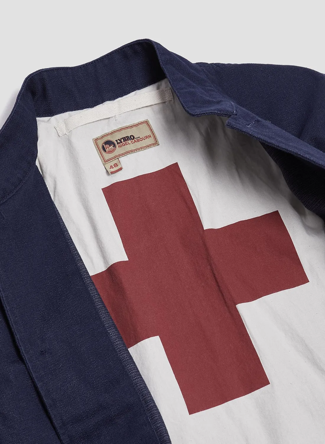 Tunic Jacket in Black Navy sold by Nigel Cabourn product image thumbnail 4