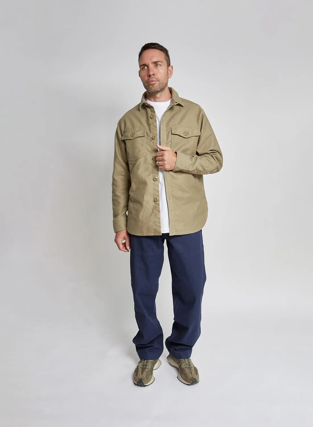 6 Pocket Pant Heavy Cotton in Black Navy sold by Nigel Cabourn product image thumbnail 2