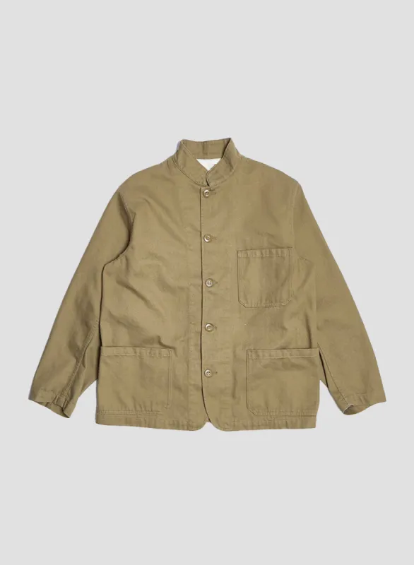 Tunic Jacket in Army sold by Nigel Cabourn