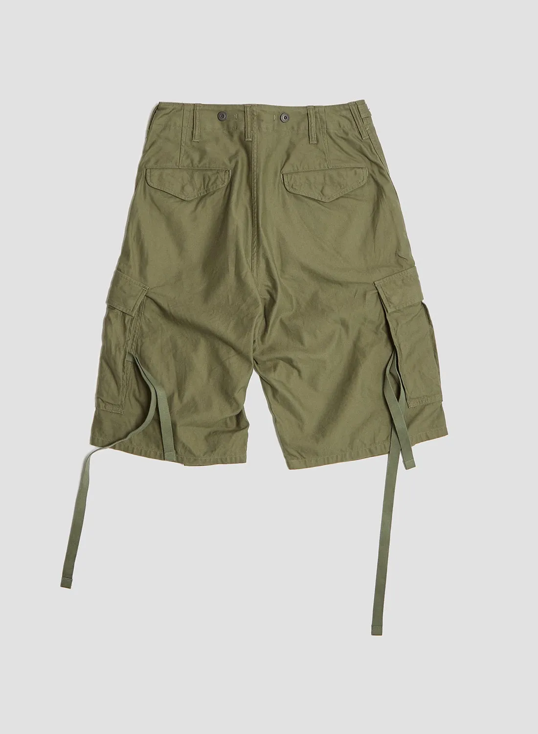 Army Cargo Shorts in Dark Green sold by Nigel Cabourn product image thumbnail 4