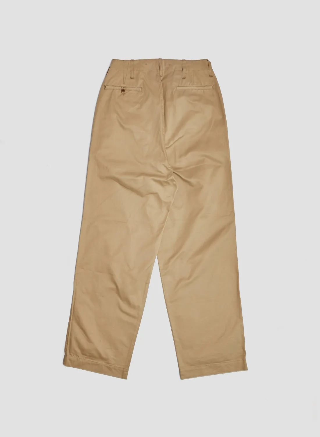 New Basic Chino Pant in Beige sold by Nigel Cabourn product image thumbnail 5