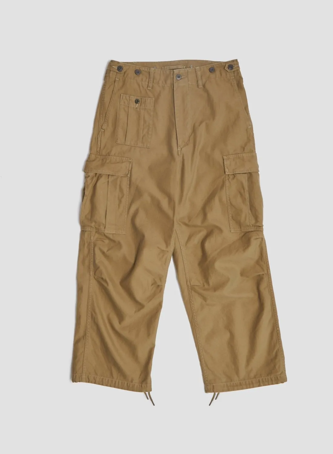Army Cargo Pant in Khaki sold by Nigel Cabourn