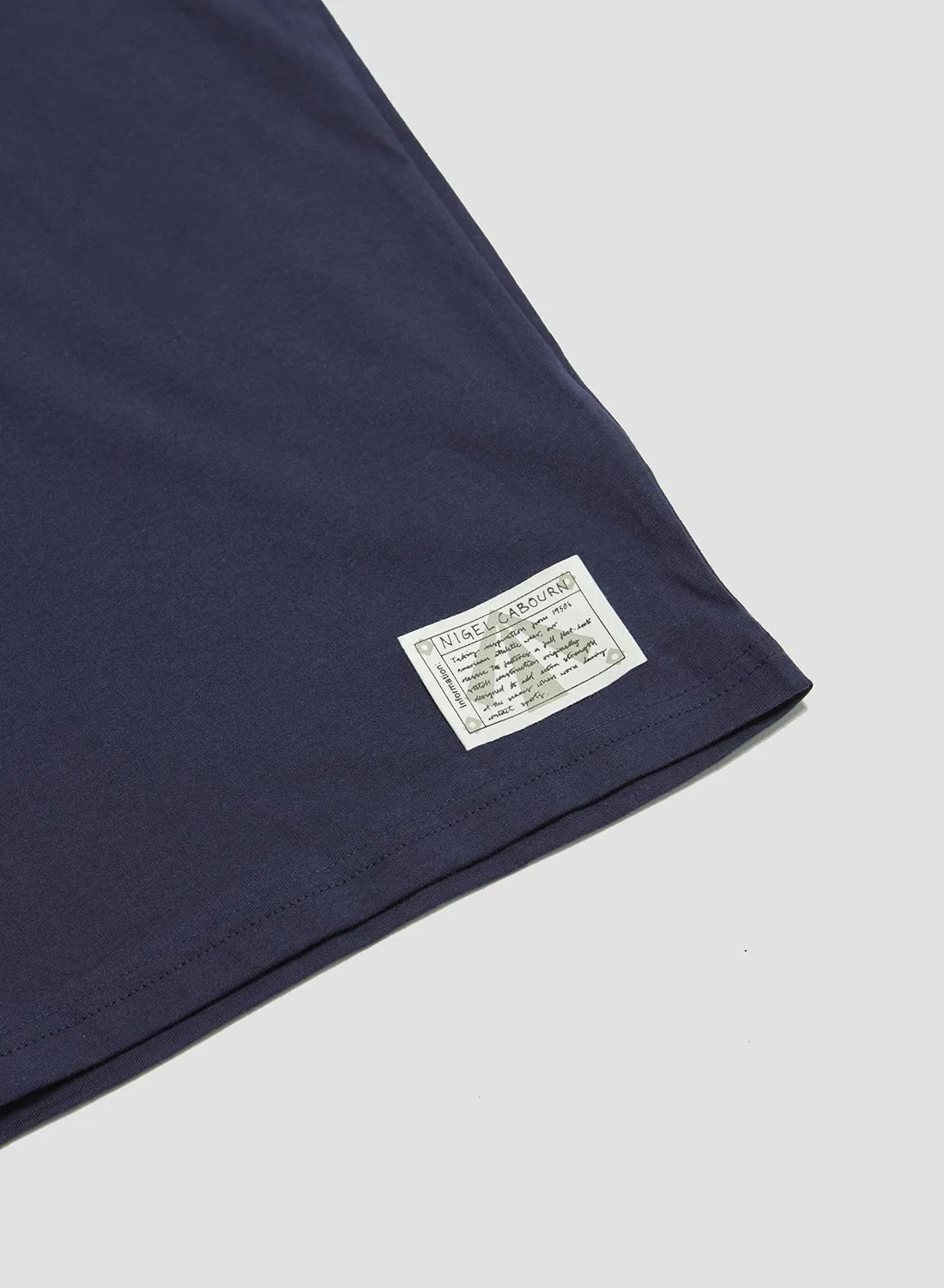 Daily 5.5oz Tee in French Navy sold by Nigel Cabourn product image thumbnail 4