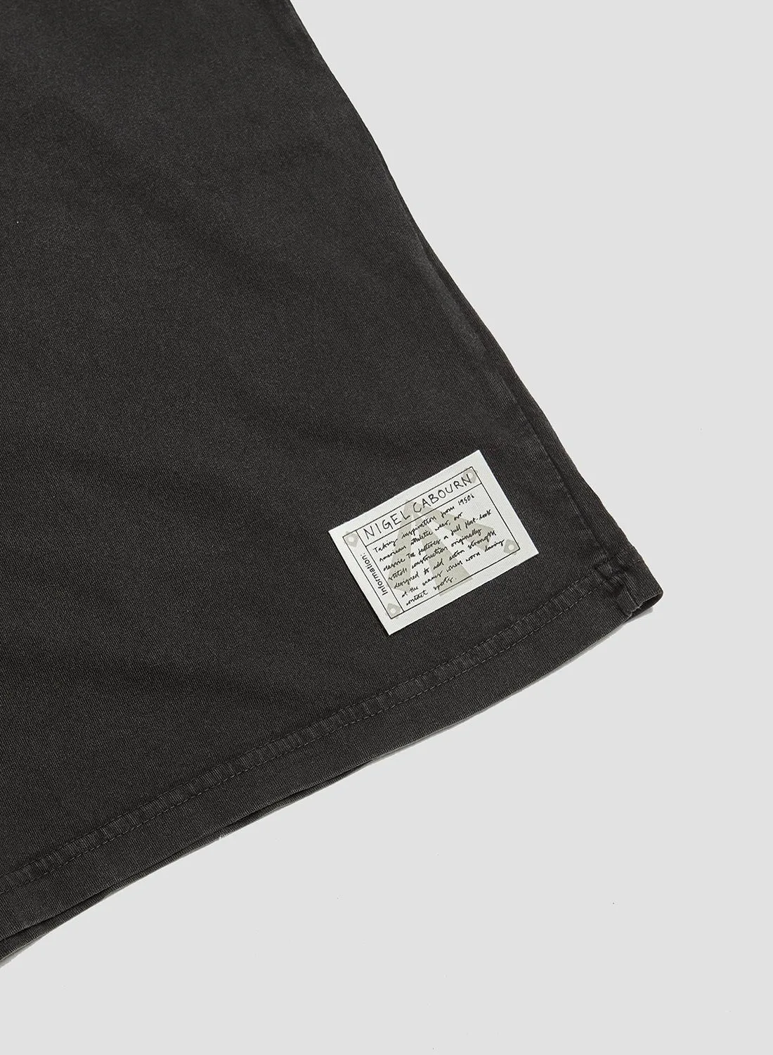 Daily 5.5oz Tee in Faded Black sold by Nigel Cabourn product image thumbnail 4