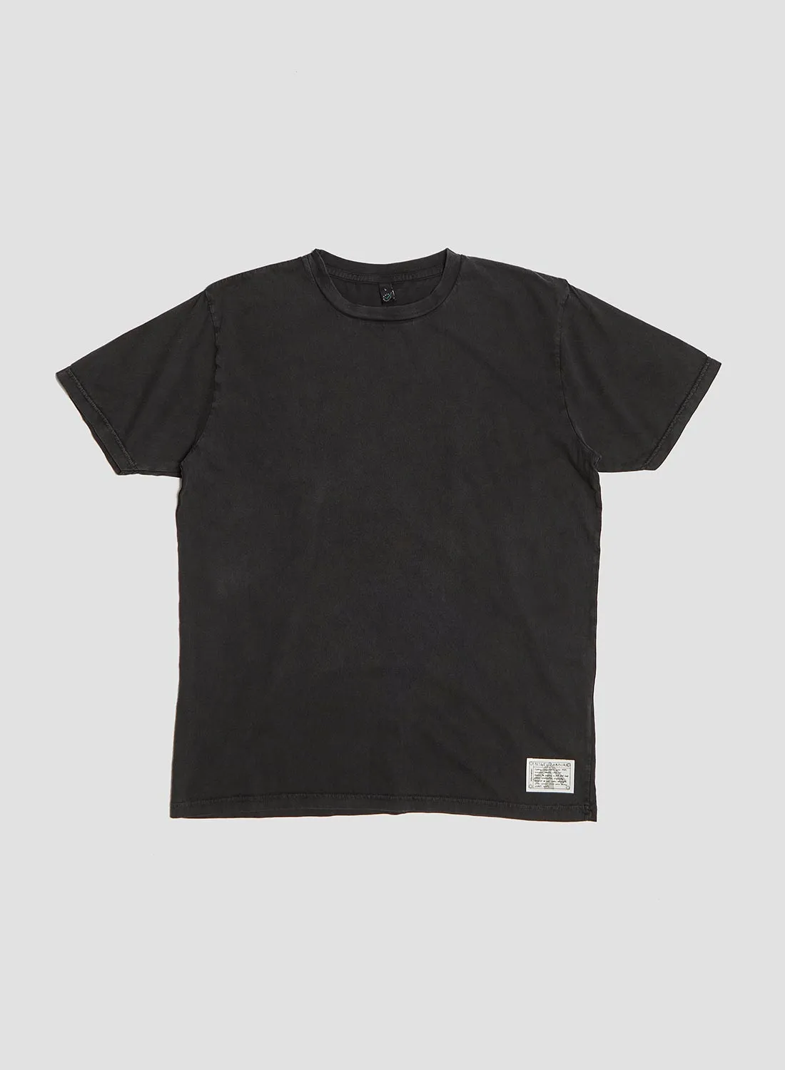 Daily 5.5oz Tee in Faded Black sold by Nigel Cabourn