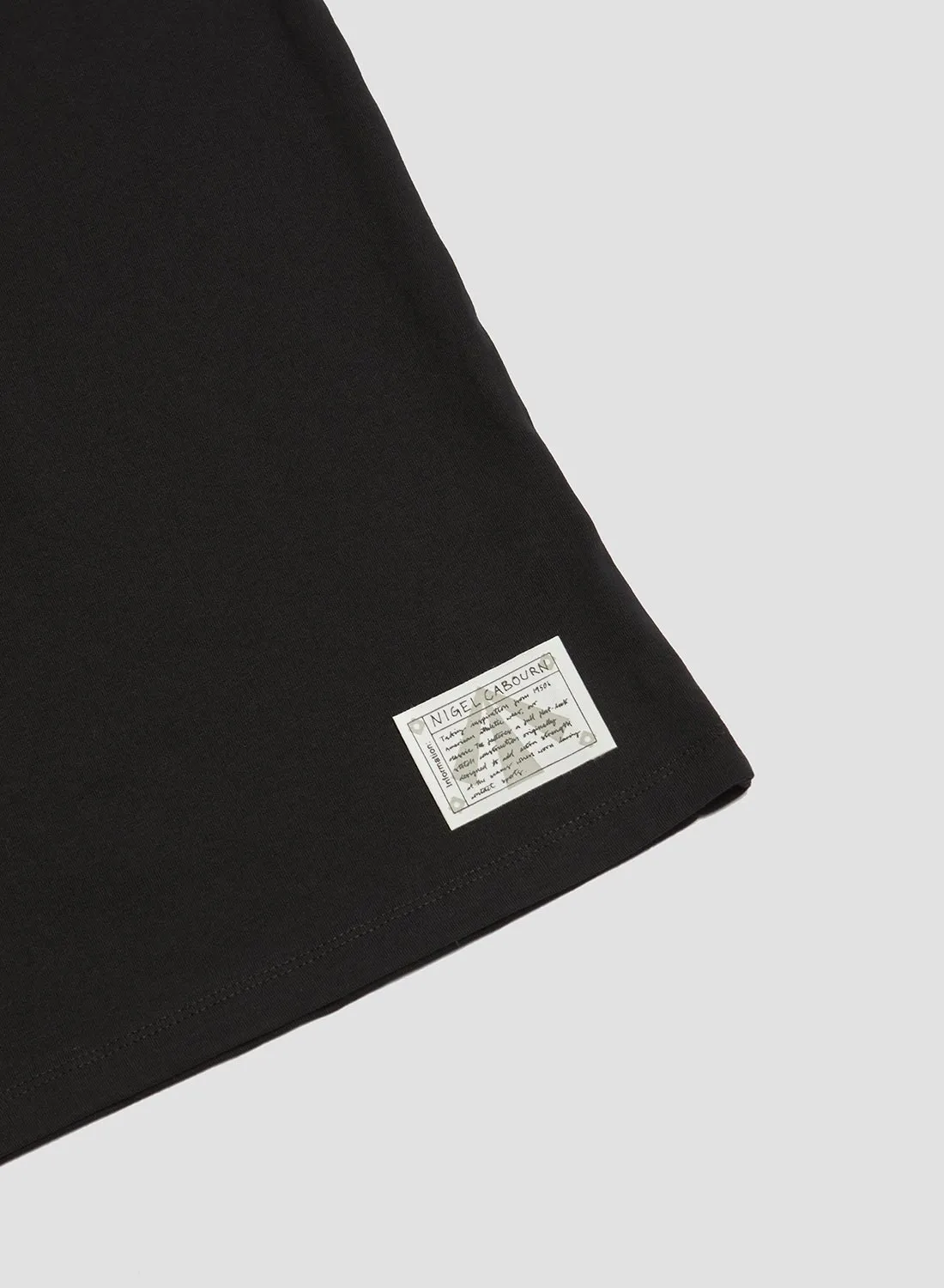 Daily 5.5oz Tee in Black sold by Nigel Cabourn product image thumbnail 4