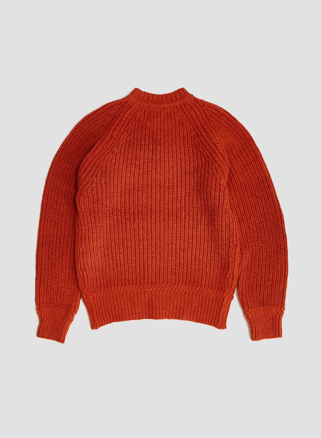 Fisherman Sweater in Pheasant Orange sold by Nigel Cabourn product image thumbnail 3