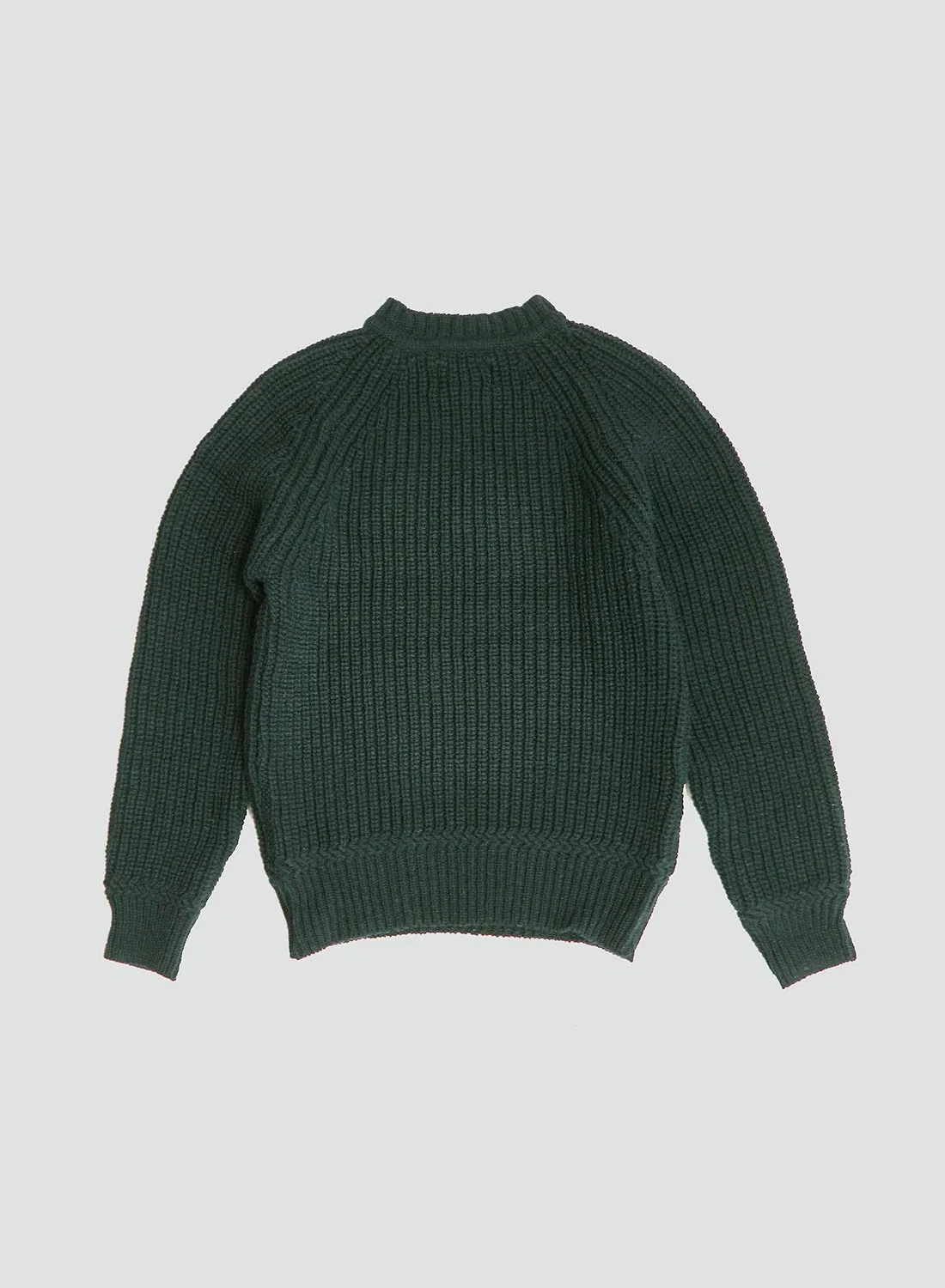 Fisherman Sweater in Conifer Green sold by Nigel Cabourn product image thumbnail 3