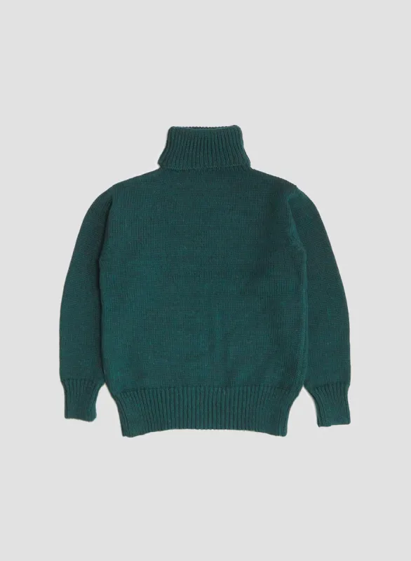 Submarine Sweater in Pine Forest Green sold by Nigel Cabourn