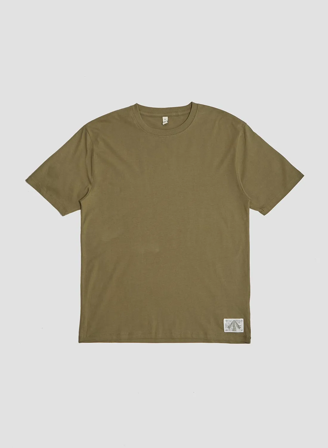 Daily 5.5oz Tee in Khaki sold by Nigel Cabourn