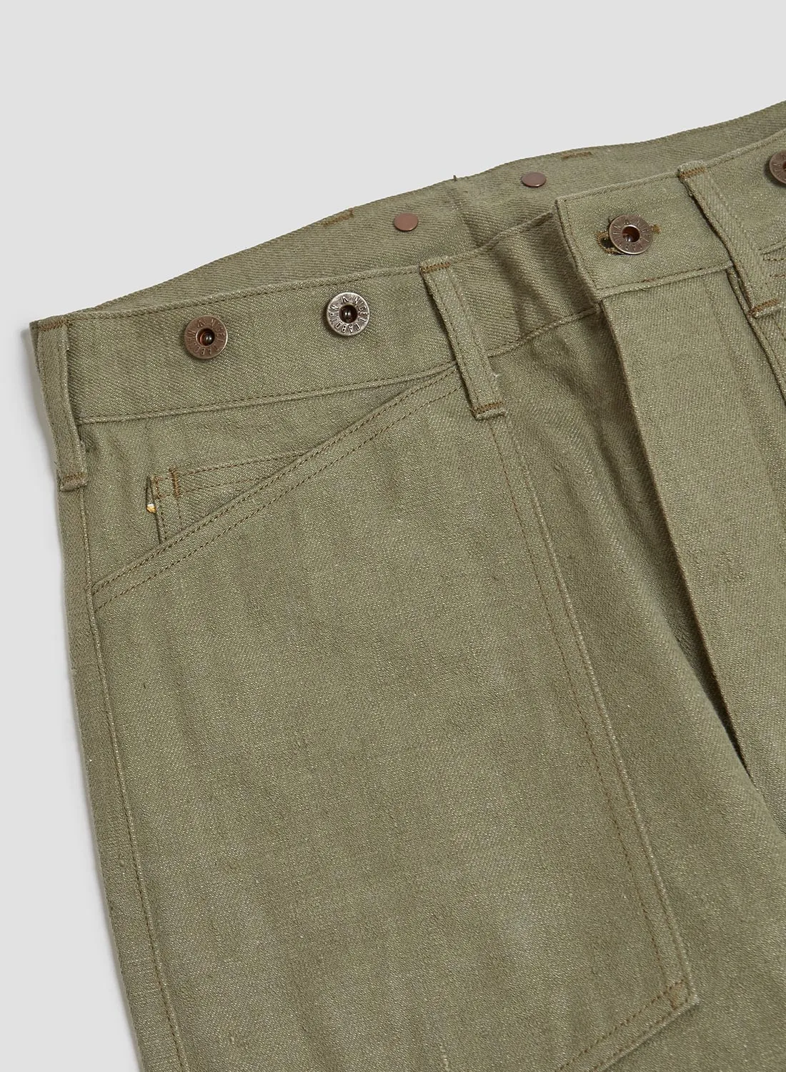 30s US Army Denim in Green sold by Nigel Cabourn product image thumbnail 4