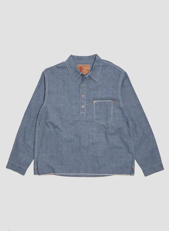 FOB Factory Chambray Pullover Shirt sold by Nigel Cabourn