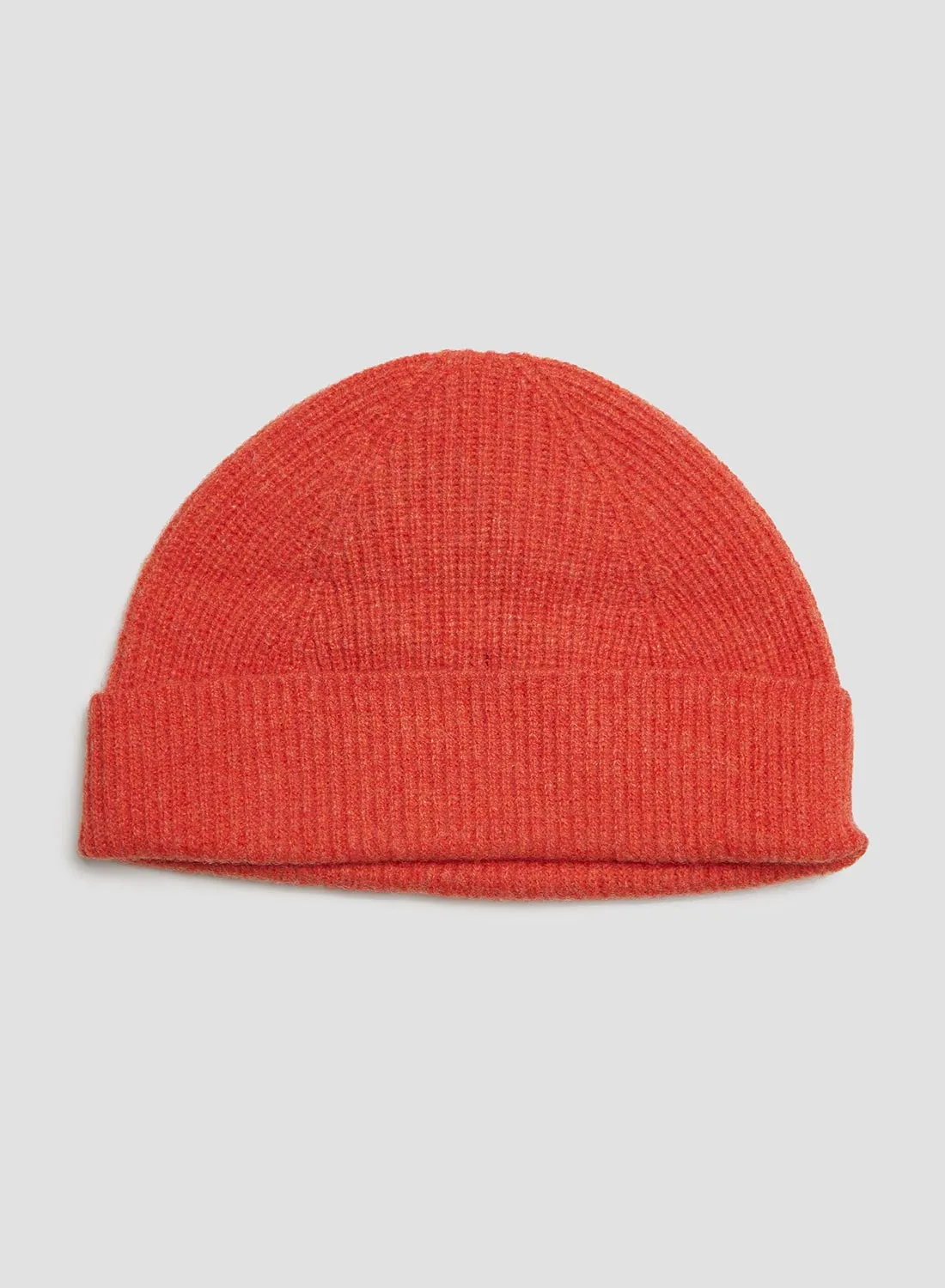 Lambswool Beanie in Inferno Orange sold by Nigel Cabourn product image thumbnail 3