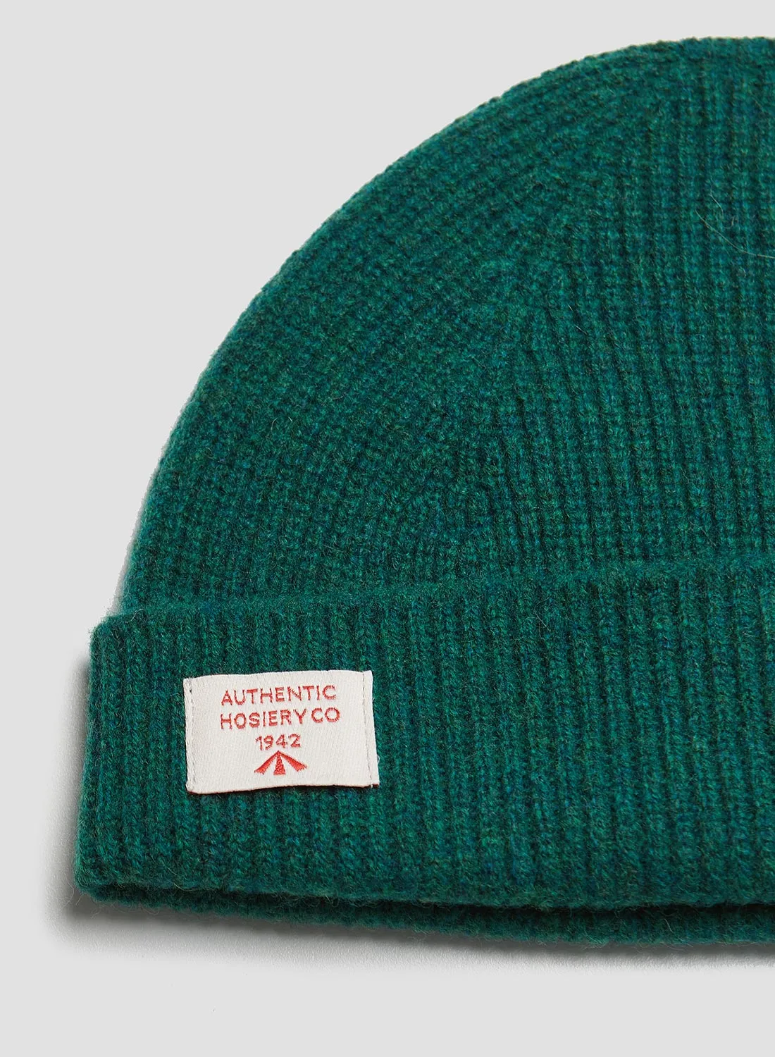 Lambswool Beanie in Jungle Green sold by Nigel Cabourn product image thumbnail 2
